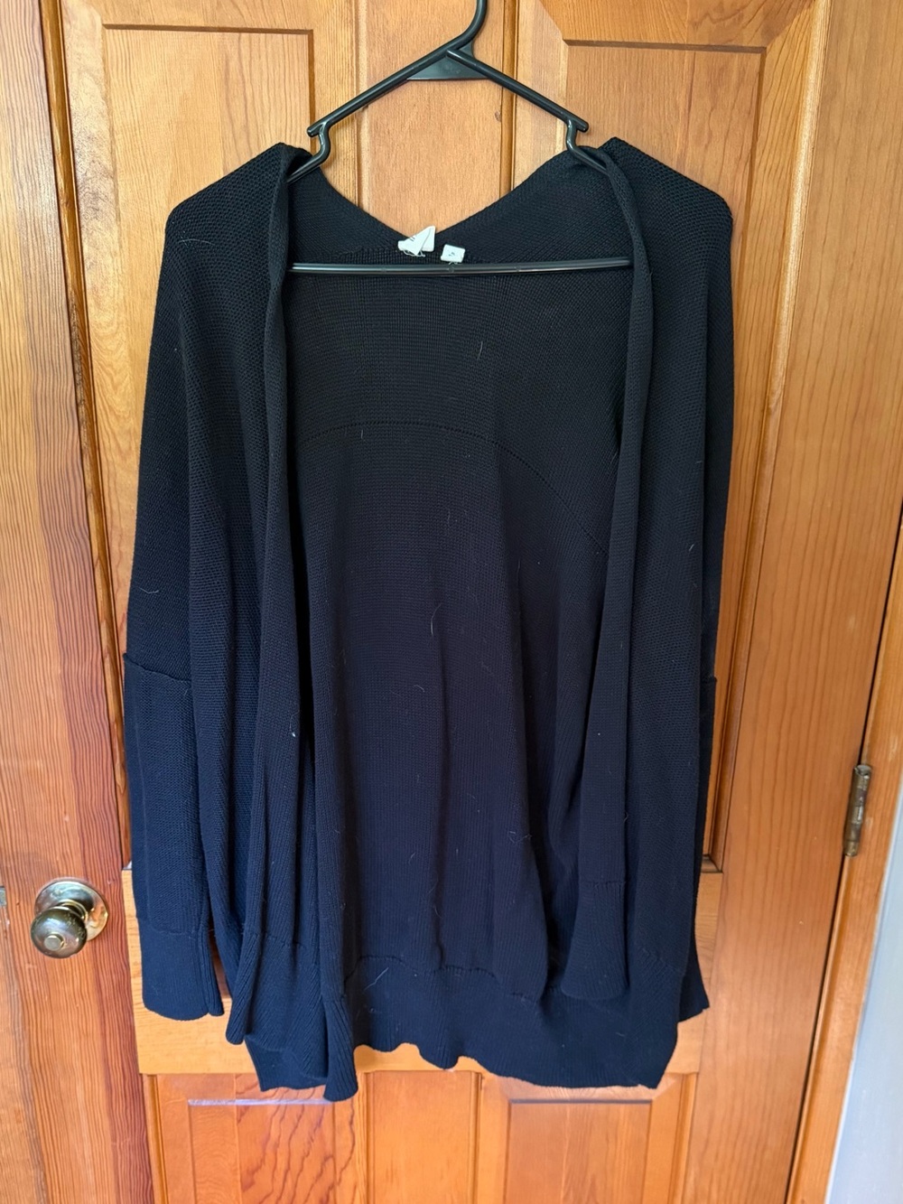 GAP Black Open-Front Women's Sweater Cardigan
